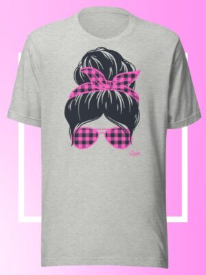 Love Messy Bun | Bella Canvas Tee