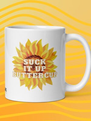 Suck It Up | White Glossy Mug