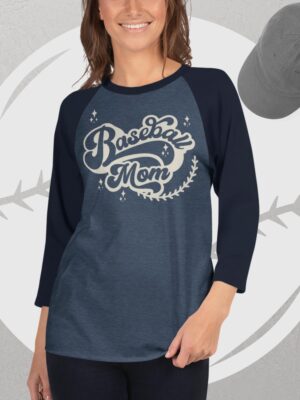 Baseball Mom | 3/4 Sleeve Raglan Tee