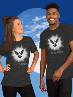 He Is Risen Dove | Unisex Bella Canvas Tee