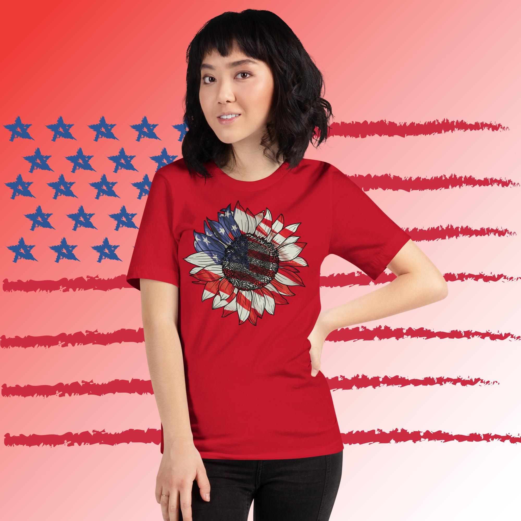 American Sunflower | Bella Canvas Tee - Image 10