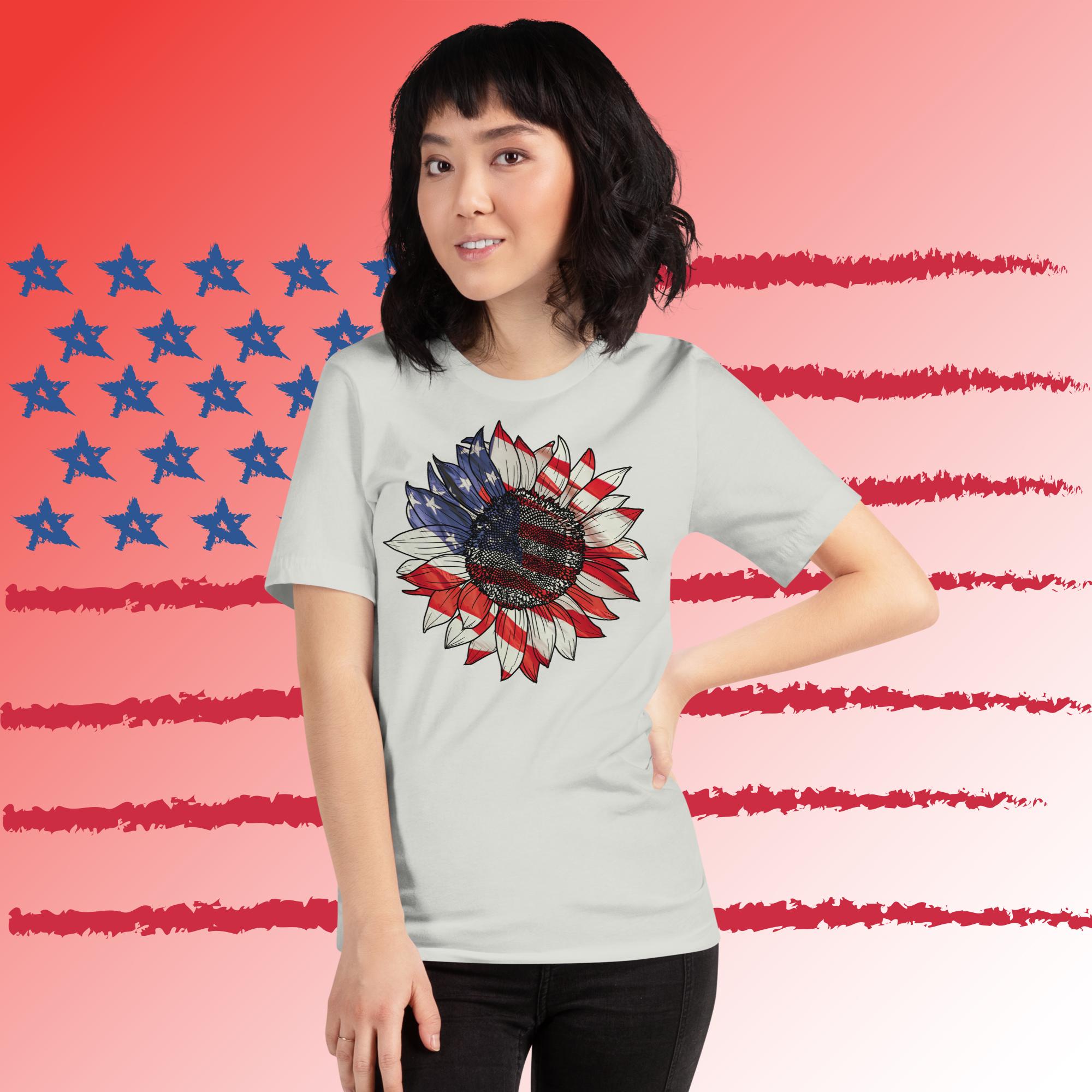 American Sunflower | Bella Canvas Tee - Image 2